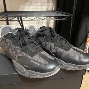 Coach sneakers, black, size 13 D